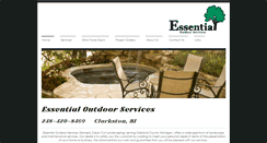 Desktop Screenshot of essentialoutdoorservices.com